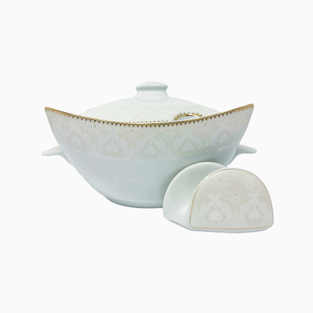 105-PIECE PORCELAIN DINNERWARE SET FOR 12-PERSON