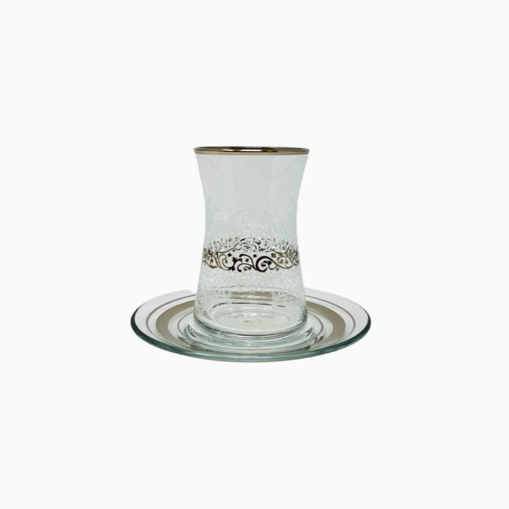 12-PIECE DECORATED SILVER TEA SET FOR 6-PERSON