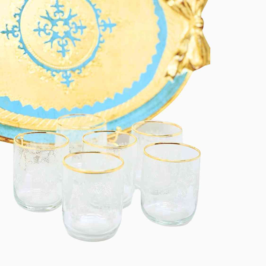 18-PIECE DRINKING AND WINE GLASSES IN SET