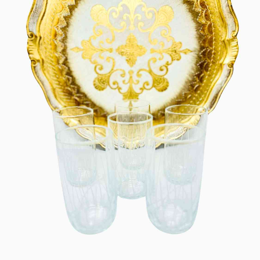 18-PIECE DRINKING AND WINE GLASSES IN SET