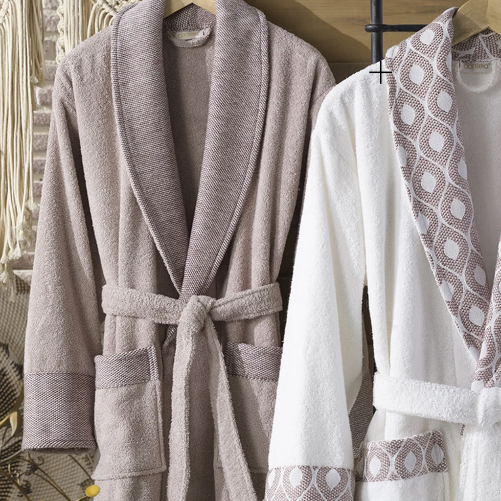 6-PIECE COTTON BATHROBE SET FOR COUPLES