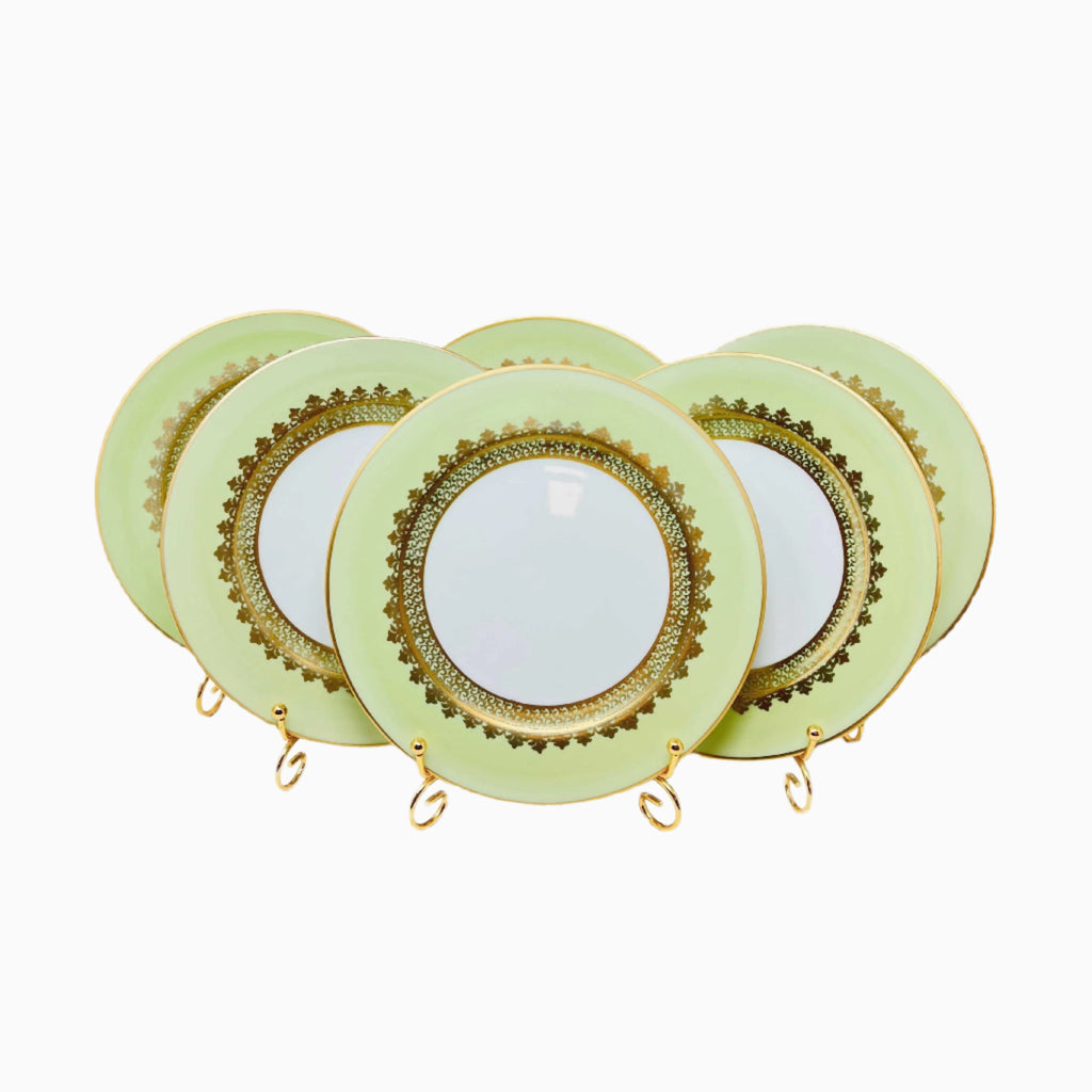 6-PIECE ITALIAN COLORFUL DESSERT PLATE SET
