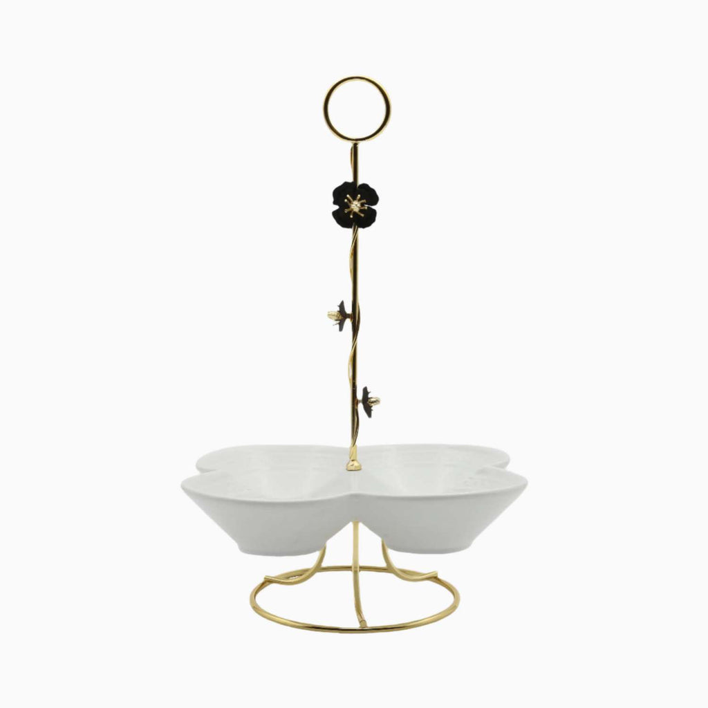 FOUR-SECTION SNACK BOWL