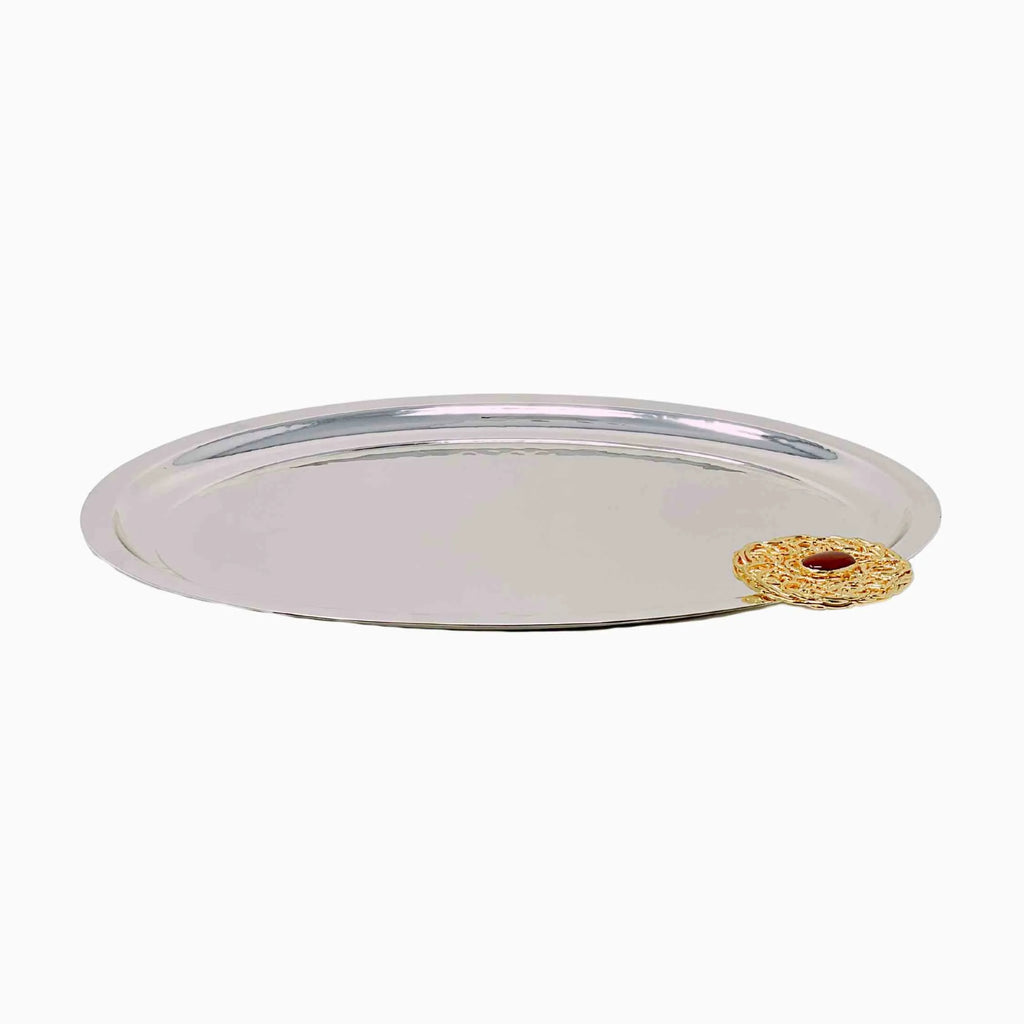 OVAL SILVER TRAY