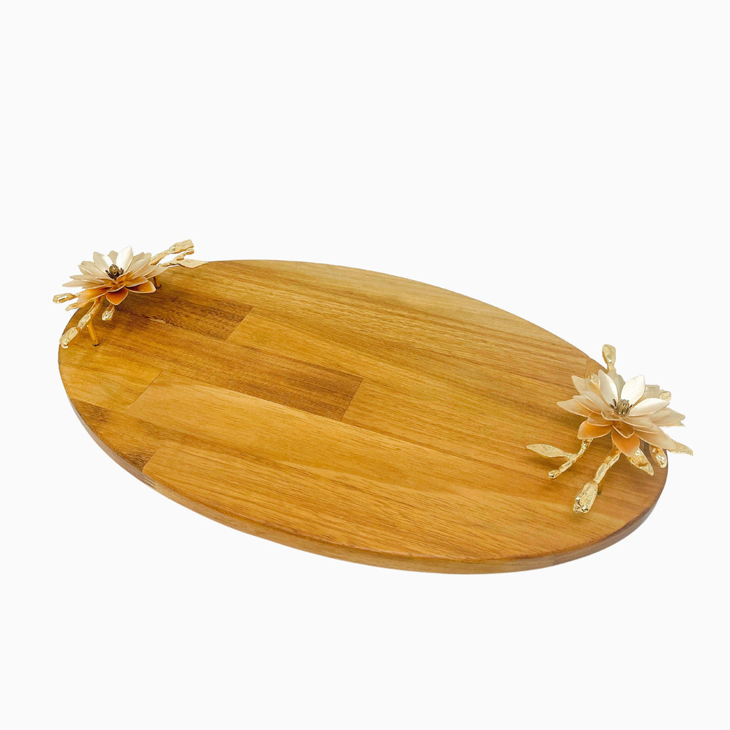 OVAL_WOODEN_TRAY_WITH_GOLDEN_TONE_HANDLES