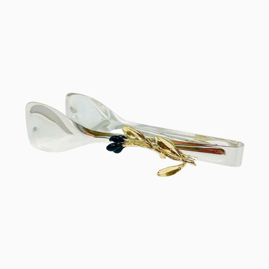 SILVER TONE SALAD TOUNG. NOBLE HOME GIFTS
