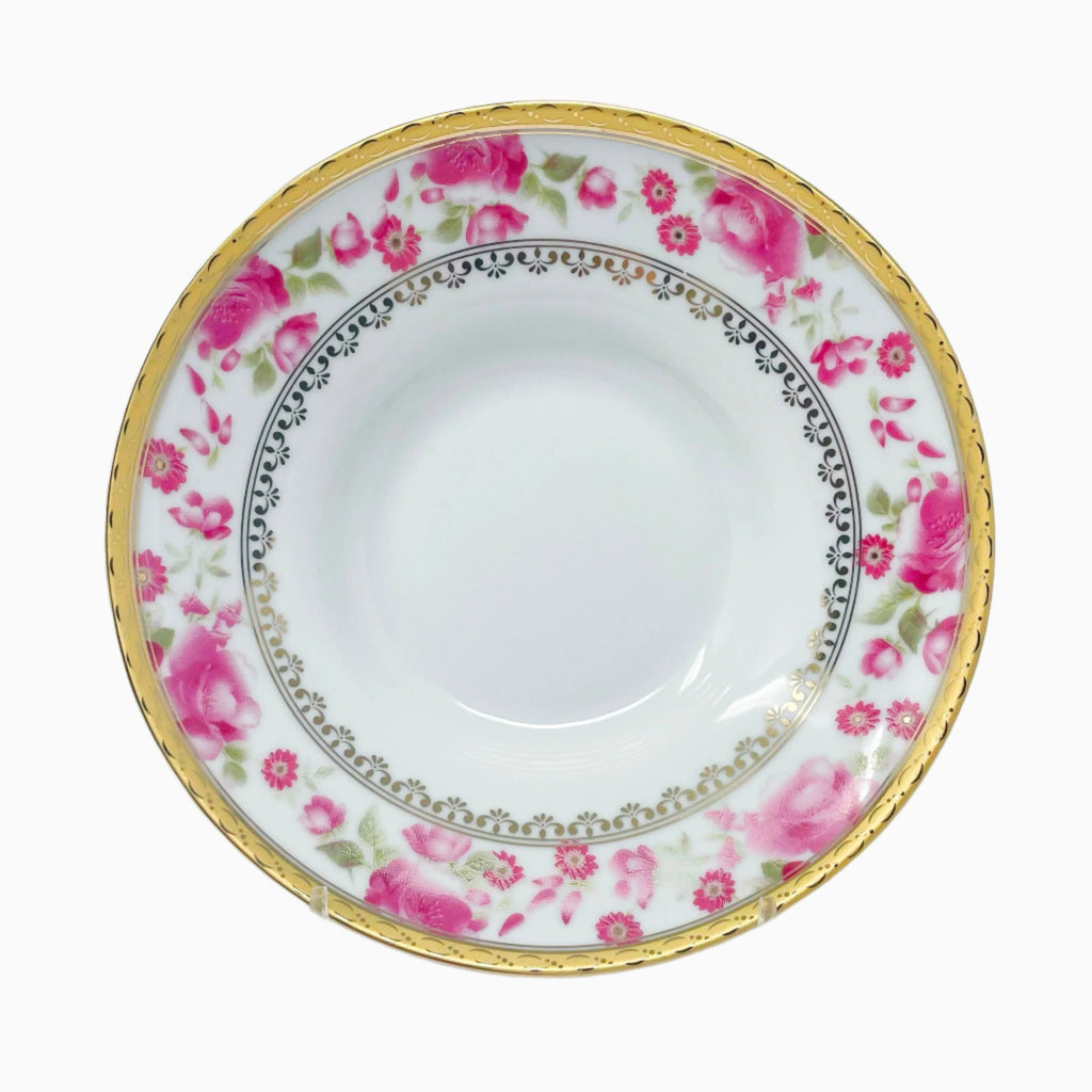 104-PIECE FLORAL DINNERWARE SET FOR 12-PERSON