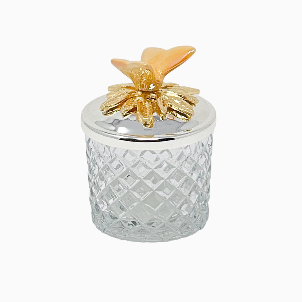 BUTTERFLY GLASS JAR, SIZE #1