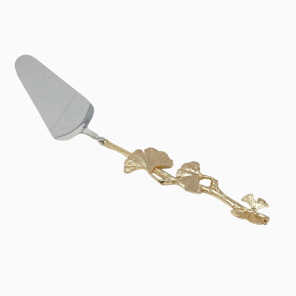 GOLD CAKE SPATULA, BUTTERFLY COLLECTION - Noble Home Gifts 
