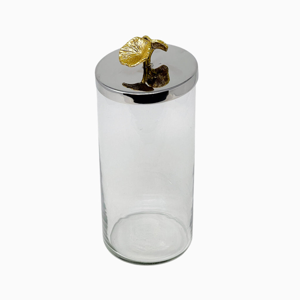 MEDIUM JAR WITH MUSHROOM LID