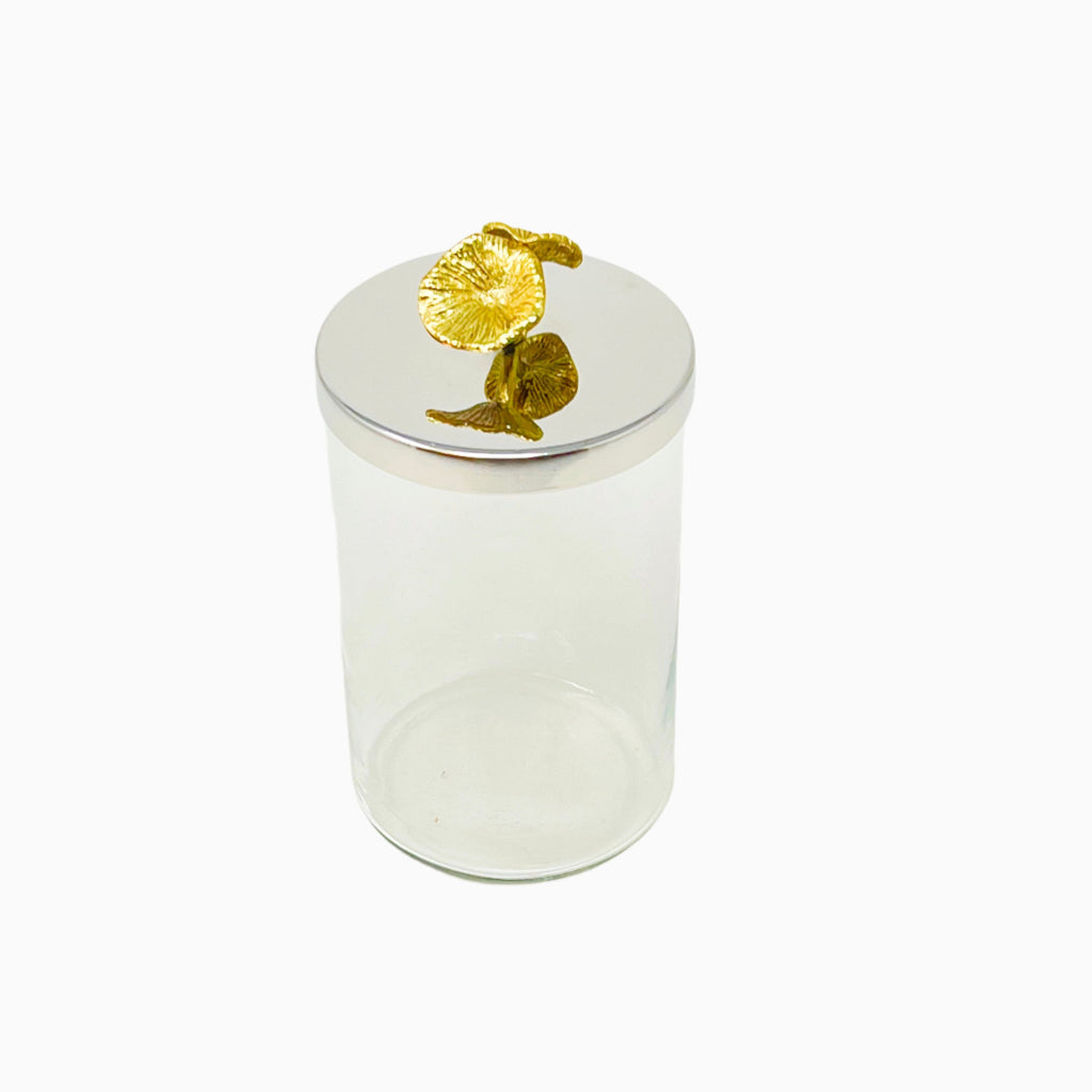 SMALL JAR WITH MUSHROOM LID