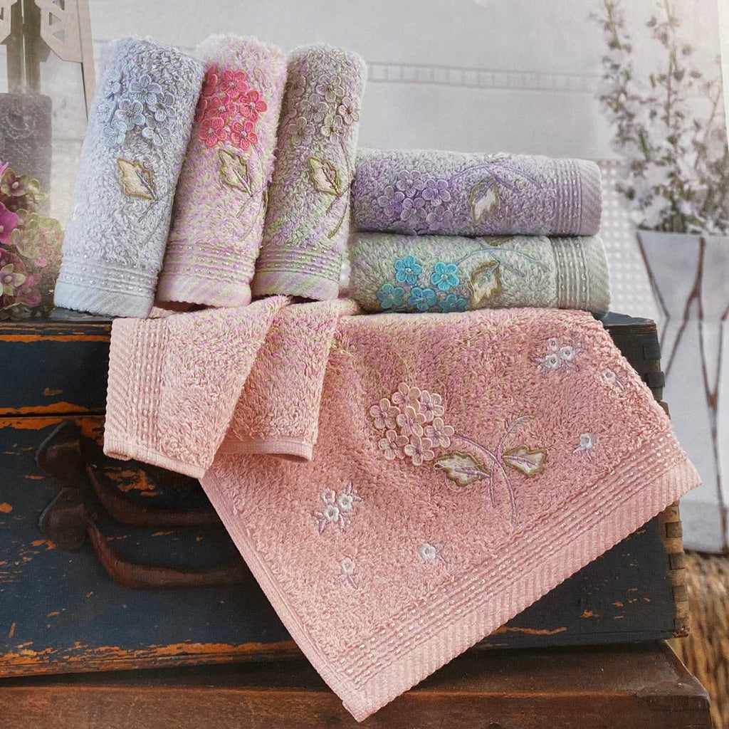 SPRING BAMBOO SMALL TOWEL, SET OF 6