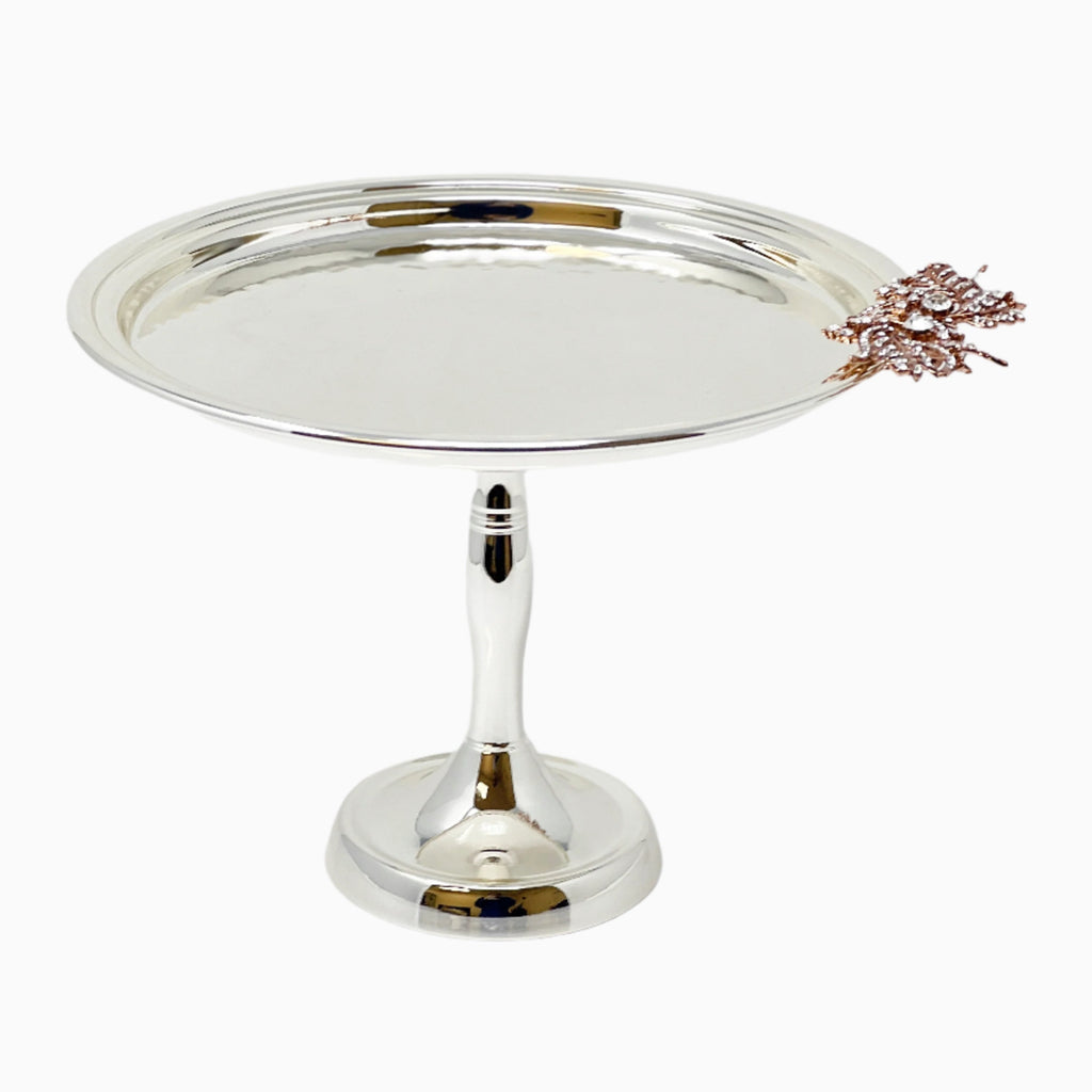 TALL ROUND CAKE STAND ON FOOT
