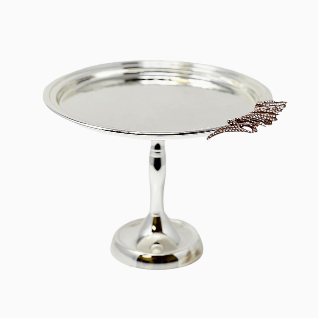 TALL ROUND CAKE STAND ON FOOT
